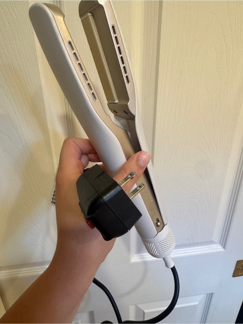 White Ceramic Hair Straightener